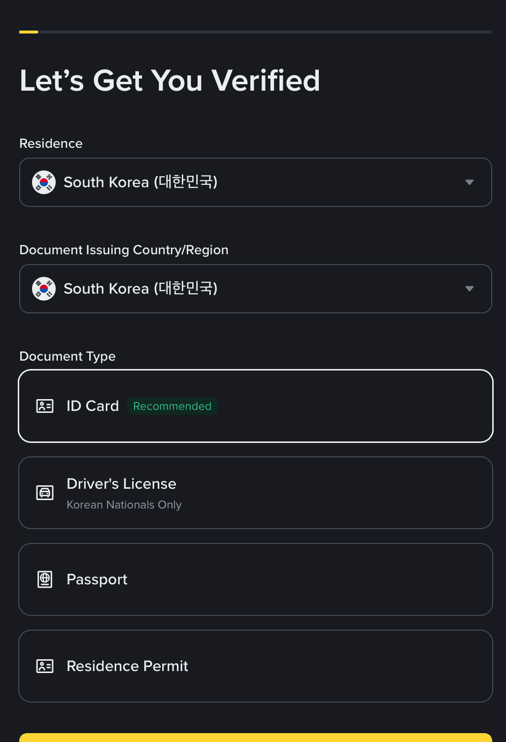 let's get you verified